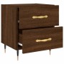 Mesita noche 2 uds madera ingeniería marrón roble 40x35x47,5 cm de vidaXL, Mesitas de noche - Ref: Foro24-827275, Precio: 83,...