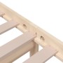 Estructura de cama madera maciza 90x190 cm de vidaXL, Camas y somieres - Ref: Foro24-814849, Precio: 83,62 €, Descuento: %