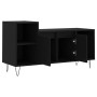 Mueble para TV madera contrachapada negro 100x35x55 cm en Muebles TV | Comprar online en Foru.es