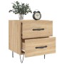 Mesita noche 2 uds madera ingeniería roble Sonoma 40x35x47,5 cm de vidaXL, Mesitas de noche - Ref: Foro24-827299, Precio: 79,...