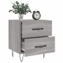 Mesitas noche 2 uds madera ingeniería gris Sonoma 40x35x47,5 cm de vidaXL, Mesitas de noche - Ref: Foro24-827305, Precio: 60,...