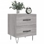 Mesitas noche 2 uds madera ingeniería gris Sonoma 40x35x47,5 cm de vidaXL, Mesitas de noche - Ref: Foro24-827305, Precio: 60,...