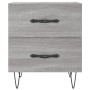 Mesitas noche 2 uds madera ingeniería gris Sonoma 40x35x47,5 cm de vidaXL, Mesitas de noche - Ref: Foro24-827305, Precio: 60,...