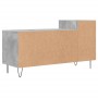 Mueble para TV madera contrachapada gris hormigón 100x35x55 cm en Muebles TV | Comprar online en Foru.es
