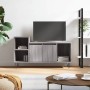 Mueble de TV madera contrachapada gris Sonoma 100x35x55 cm en Muebles TV | Comprar online en Foru.es