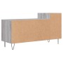 Mueble de TV madera contrachapada gris Sonoma 100x35x55 cm en Muebles TV | Comprar online en Foru.es