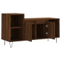 Mueble para TV madera contrachapada marrón roble 100x35x55 cm en Muebles TV | Comprar online en Foru.es