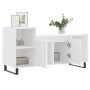 Mueble para TV madera contrachapada blanco 100x35x55 cm en Muebles TV | Comprar online en Foru.es