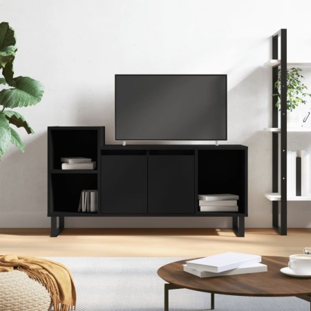 Mueble para TV madera contrachapada negro 100x35x55 cm en Muebles TV | Comprar online en Foru.es