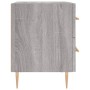 Mesitas noche 2 uds madera ingeniería gris Sonoma 40x35x47,5 cm de vidaXL, Mesitas de noche - Ref: Foro24-827289, Precio: 104...