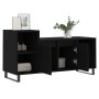 Mueble para TV madera contrachapada negro 100x35x55 cm en Muebles TV | Comprar online en Foru.es
