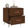 Mesita noche 2 uds madera ingeniería marrón roble 40x35x47,5 cm de vidaXL, Mesitas de noche - Ref: Foro24-827259, Precio: 56,...