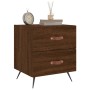 Mesita noche 2 uds madera ingeniería marrón roble 40x35x47,5 cm de vidaXL, Mesitas de noche - Ref: Foro24-827259, Precio: 56,...