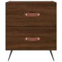 Mesita noche 2 uds madera ingeniería marrón roble 40x35x47,5 cm de vidaXL, Mesitas de noche - Ref: Foro24-827259, Precio: 56,...