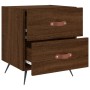 Mesita noche 2 uds madera ingeniería marrón roble 40x35x47,5 cm de vidaXL, Mesitas de noche - Ref: Foro24-827259, Precio: 56,...