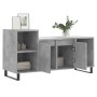 Mueble para TV madera contrachapada gris hormigón 100x35x55 cm en Muebles TV | Comprar online en Foru.es
