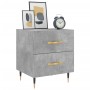 Mesita noche 2 uds madera ingeniería gris hormigón 40x35x47,5cm de vidaXL, Mesitas de noche - Ref: Foro24-827269, Precio: 82,...