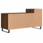 Mueble para TV madera contrachapada marrón roble 100x35x55 cm en Muebles TV | Comprar online en Foru.es