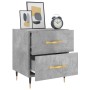 Mesita noche 2 uds madera ingeniería gris hormigón 40x35x47,5cm de vidaXL, Mesitas de noche - Ref: Foro24-827269, Precio: 82,...