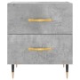 Mesita noche 2 uds madera ingeniería gris hormigón 40x35x47,5cm de vidaXL, Mesitas de noche - Ref: Foro24-827269, Precio: 82,...