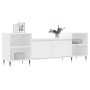 Mueble para TV madera contrachapada blanco 160x35x55 cm en Muebles TV | Comprar online en Foru.es