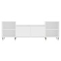 Mueble para TV madera contrachapada blanco 160x35x55 cm en Muebles TV | Comprar online en Foru.es