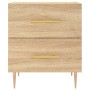 Mesita noche 2 uds madera ingeniería roble Sonoma 40x35x47,5 cm de vidaXL, Mesitas de noche - Ref: Foro24-827283, Precio: 100...