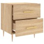 Mesita noche 2 uds madera ingeniería roble Sonoma 40x35x47,5 cm de vidaXL, Mesitas de noche - Ref: Foro24-827283, Precio: 100...