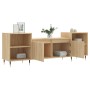 Mueble para TV madera contrachapada roble Sonoma 160x35x55 cm en Muebles TV | Comprar online en Foru.es