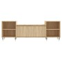 Mueble para TV madera contrachapada roble Sonoma 160x35x55 cm en Muebles TV | Comprar online en Foru.es