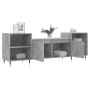 Mueble para TV madera contrachapada gris hormigón 160x35x55 cm en Muebles TV | Comprar online en Foru.es