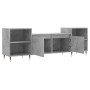 Mueble para TV madera contrachapada gris hormigón 160x35x55 cm en Muebles TV | Comprar online en Foru.es