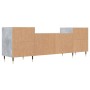 Mueble para TV madera contrachapada gris hormigón 160x35x55 cm en Muebles TV | Comprar online en Foru.es