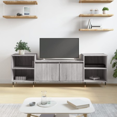 Mueble para TV madera contrachapada gris Sonoma 160x35x55 cm en Muebles TV | Comprar online en Foru.es