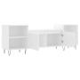 Mueble para TV madera contrachapada blanco 160x35x55 cm en Muebles TV | Comprar online en Foru.es