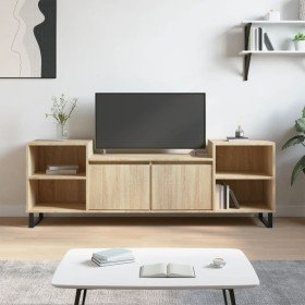 Mueble para TV madera contrachapada roble Sonoma 160x35x55 cm en Muebles TV | Comprar online en Foru.es