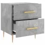 Nightstand 2 pcs concrete gray engineered wood 40x35x47.5cm by vidaXL, Nightstands - Ref: Foro24-827285, Price: 100,97 €, Dis...