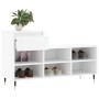 Mueble zapatero madera contrachapada blanco 102x36x60 cm en Zapateros y organizadores de calzado | Comprar online en Foru.es
