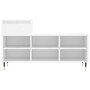 Mueble zapatero madera contrachapada blanco 102x36x60 cm en Zapateros y organizadores de calzado | Comprar online en Foru.es