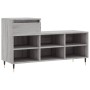 Mueble zapatero madera contrachapada gris Sonoma 102x36x60 cm en Zapateros y organizadores de calzado | Comprar online en Foru.e