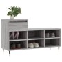 Mueble zapatero madera contrachapada gris Sonoma 102x36x60 cm en Zapateros y organizadores de calzado | Comprar online en Foru.e
