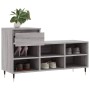 Mueble zapatero madera contrachapada gris Sonoma 102x36x60 cm en Zapateros y organizadores de calzado | Comprar online en Foru.e