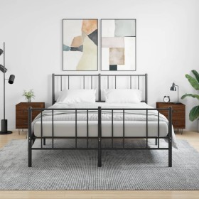 Mesita noche 2 uds madera ingeniería marrón roble 40x35x47,5 cm de vidaXL, Mesitas de noche - Ref: Foro24-827307, Precio: 56,...
