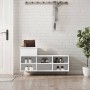 Mueble zapatero madera contrachapada blanco 102x36x60 cm en Zapateros y organizadores de calzado | Comprar online en Foru.es