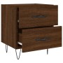 Mesita noche 2 uds madera ingeniería marrón roble 40x35x47,5 cm de vidaXL, Mesitas de noche - Ref: Foro24-827307, Precio: 56,...