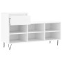 Mueble zapatero madera contrachapada blanco 102x36x60 cm en Zapateros y organizadores de calzado | Comprar online en Foru.es