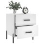 Mesitas de noche 2 uds madera ingeniería blanco 40x35x47,5 cm de vidaXL, Mesitas de noche - Ref: Foro24-827325, Precio: 101,0...