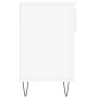 Mueble zapatero madera contrachapada blanco brillo 102x36x60 cm en Zapateros y organizadores de calzado | Comprar online en Foru