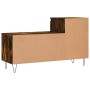 Mueble zapatero madera contrachapada roble ahumado 102x36x60 cm en Zapateros y organizadores de calzado | Comprar online en Foru