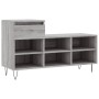 Mueble zapatero madera contrachapada gris Sonoma 102x36x60 cm en Zapateros y organizadores de calzado | Comprar online en Foru.e